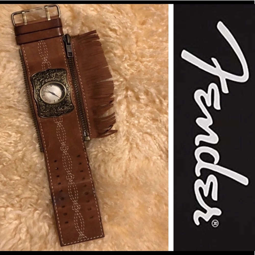 Fender watch with fringes